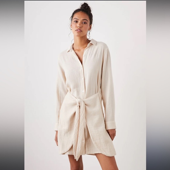 Rails Nadia Dress in Flax Extra Small - Picture 1 of 3